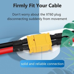 XT60 Extension Cable 12AWG 30A Male to Female RC Battery Power Cord 1M