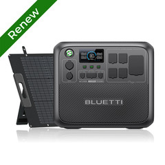 BLUETTI AC200L 2048Wh Portable Power Station+200W Solar Panel Kit for Backup