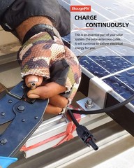 30ft Solar Extension Cable – Male Female Connectors
