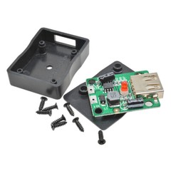5V 2A Solar Power Bank Panel USB Charge Voltage Controller Regulator Black Shell