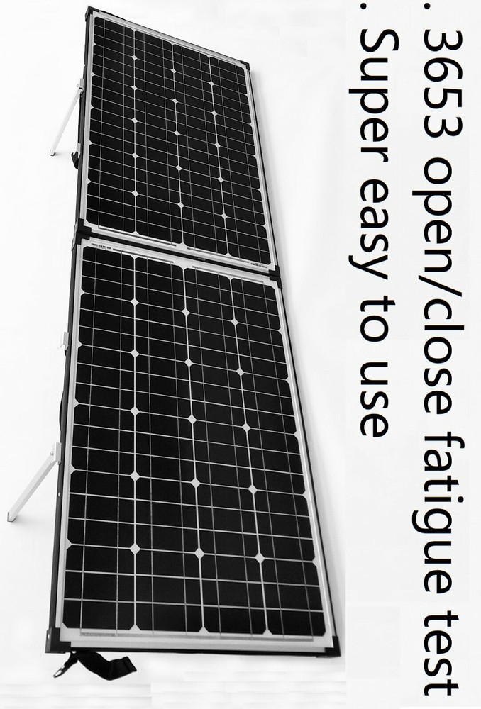 12V 140W Folding solar panel Kit. Easy to use. Suit Lead Acid & Lithium Battery