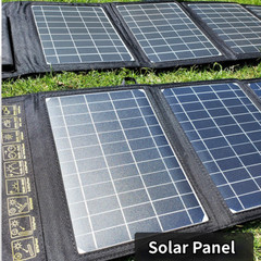 Foldable Solar Panels Cell 5V 20-40W Portable Outdoor USB Output Battery Charger