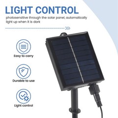 1200mAh Solar Panel Control Box Kits Lithium Battery Panel for 3.7V 24V LED4199