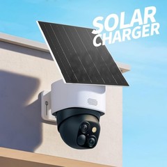 8W Solar Panel Charger for Ring Camera Spotlight & Stick Up Cam with 10ft Cable