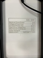 3W 6V Portable Solar Panel