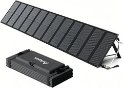 200W Foldable Solar Panel Kit 12-Fold Portable Solar Charger with Adjustable Kic