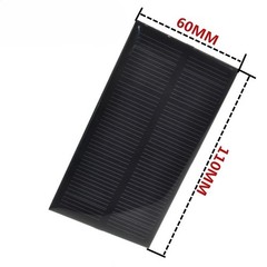 Solar Panel 1W 5V electronic DIY Solar Panel for Cellular Phone Charger