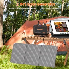MARBERO 111Wh Solar Generator with Panels Included Solar Panel Kit 30W Solar
