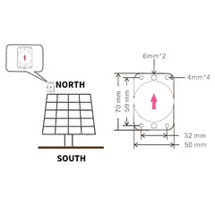 Dual-Axis Solar Tracker Controller Automatic Manual Working with Light Sensor