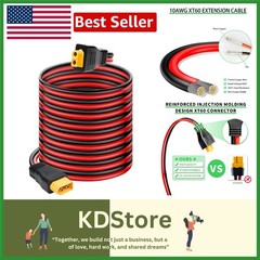 High-Quality 10AWG XT60 Female Connector Cable, 20FT for Easy Power Solutions