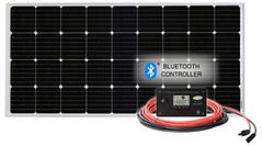 Go Power! Overlander 190W Solar Kit with 30-Amp Solar Controller , Black