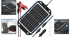Compact and Efficient 12V Solar Panel Charger & Maintainer with Free Maintenance