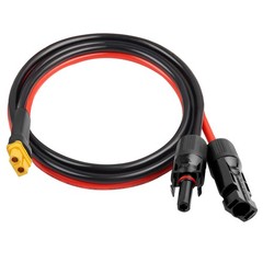 XRDS -RF Solar Connector to XT60 Cable 2FT, 10AWG Solar to XT60 Female Extens…