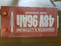 Dekota Lithium Battery 48V 96AH LiFep04 Deep Cycle.