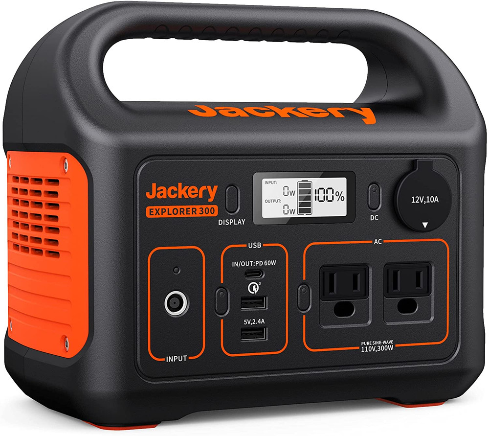 293Wh Portable Power Station Backup Lithium Battery Solar Generator Camping