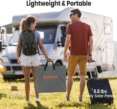 120W Portable ETFE Solar Panels for Power Station Generators 20.9V Foldable Sola