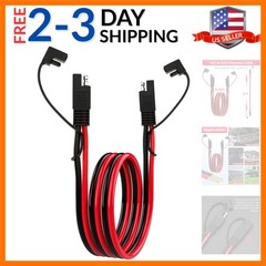 10AWG SAE Extension Cable 10 Gauge SAE to SAE Extension Cord with Two Prong C…