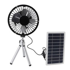 Solar Panel Powered Fan 10W Portable USB Fan Compact and Adjustable Stand