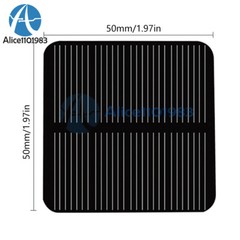 10PCS/set 2V 160mA 50*50MM Solar Panel DIY Monocrystalline Silicon For Lawn Lamp