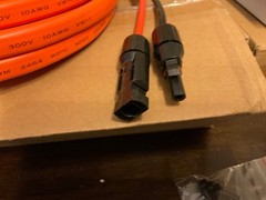 Tonton 20FT 10AWG Solar Panel Extension Cable, 6mm² PV Wire with IP68 Male & Fem