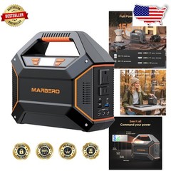 Portable Generator 155Wh 100W 42000mAh 6 Outputs Camping RV Travel Blackout