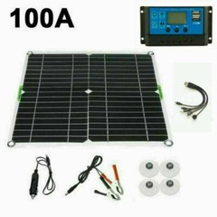 200W 12V Solar Panel Kit Battery Charger with 100A Controller for Caravan Boat