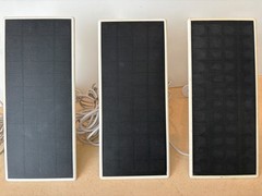 SET OF 5 -WASSERSTEIN «NESTOUT2SOLARWHTUSA» 2.5W SOLAR PANEL w/ BRACKETS