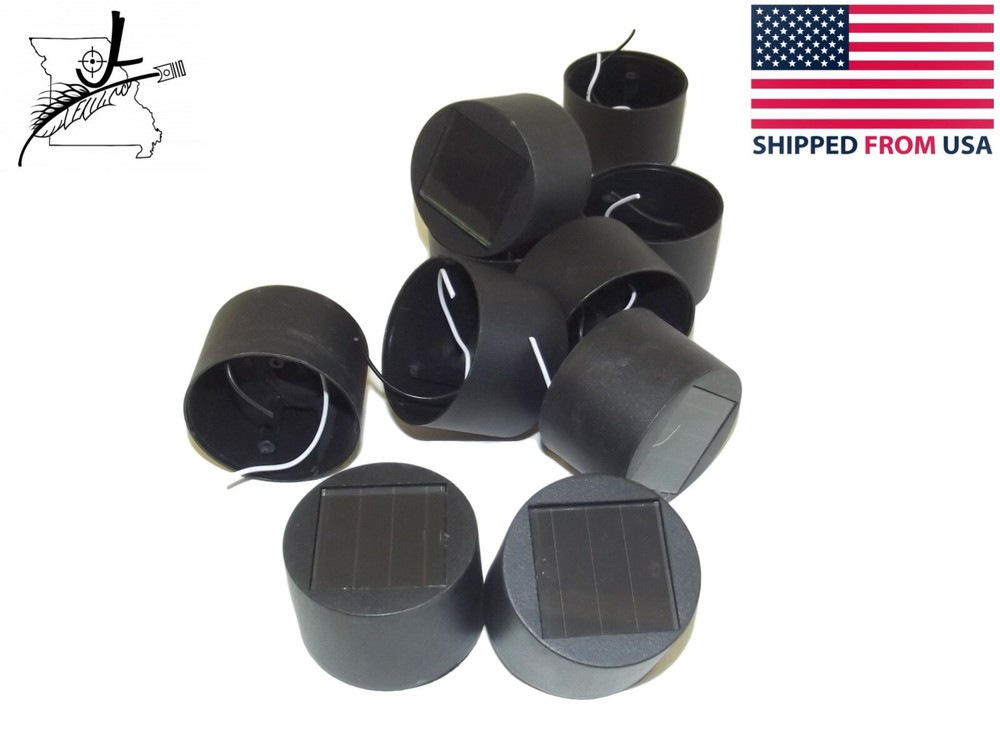 10x Small Solar Cells 2 V Volt Project Cells Cheap Panels In USA 1.8″ Round Lot