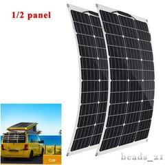 Flexible Solar Panel Mono Home Car Rooftop Camping Off-Grid Power 18V Panel 240W