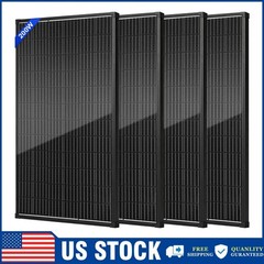 800W (200W*4) 18V Solar Panel N-Type Mono 18BB Roof RV Boat Off-Grid Battery