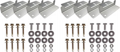 Renogy 2 Sets Solar Panel Mounting Z Brackets Lightweight Aluminum Corrosion-Fre