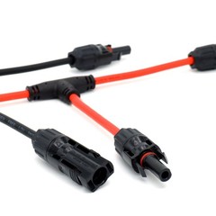 Solar Panel Panels Branch Connection Cable 30A 1000V 6mm² Extension Wire 24cm