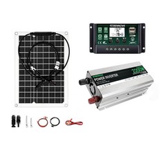 Grennova 2200W Solar System 50W Panel 12V To 110V/220V Inverter 60A Controller