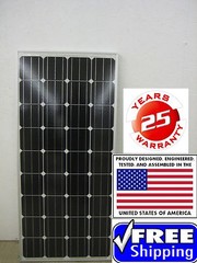 2-180 Watt 12 Volt Battery Charger Solar Panel Off Grid RV Boat solar panels