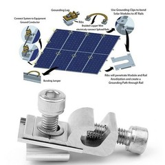 Solar Panel Mounting Bracket Clamps Ground Lugs Fasteners Photovoltaic Support