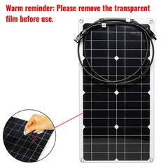 15000W Solar System Kit 100A Controller DC12V AC 110V 220V 2pcs Flexible PanelC1