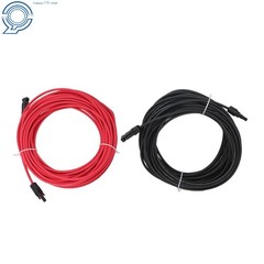 4mm² 20M Solar Wire Black+Red UV Resistant Cable with M4 Connector Kit
