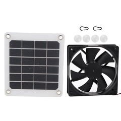 Solar Power Panel Exhaust Fan 20% High Efficiency Single Crystal Solar Cell Fan