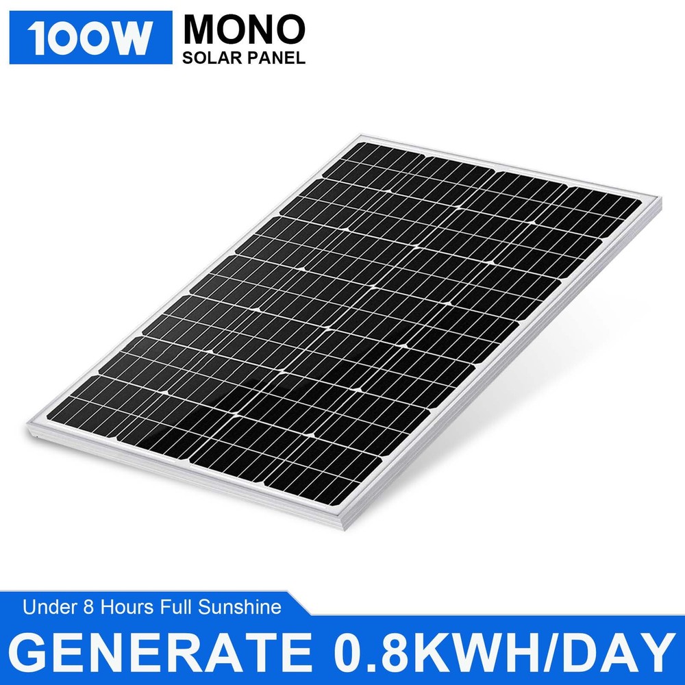 400W 200W 100W 12V Monocrystalline Solar Panel Kit Solar Module Home RV Caravan