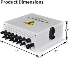 Professional Solar Combiner Box with Circuit Breaker