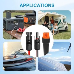 10AWG 35FT Solar to XT60i Extension Cable 3 6 10 35 50 75 100FT Heavy Duty Ad…