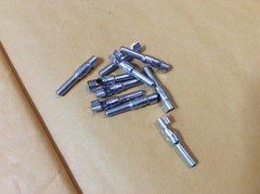 Lot of 10 Pairs M/F Pins for Solar MC4 Connectors 12AWG…..10AWG