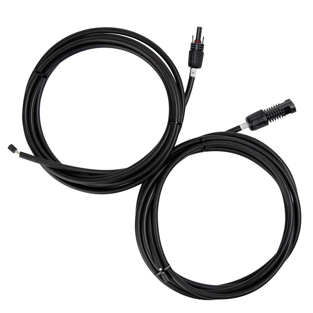 Renogy 10Ft 10AWG Solar Adaptor Wire Extension Cables with Female and Male Conne