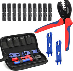 Solar Crimping Tool Kit for Solar Panel Cable 14-10AWG,PV Connector Kit Includes