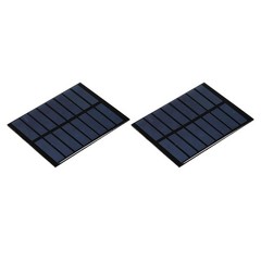 2 x Mini Solar Panel Cell 4V 200mA 0.8W 100mm x 80mm for DIY Electric