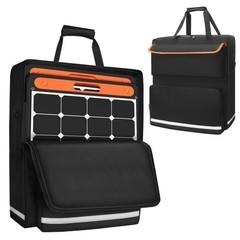 ORKELS Solar Panel Storage Bag for 2 Solar Panels, Carrying Case for Jackery