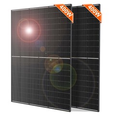 DOKIO 800W (2×400W) 31V Mono Solar Panels – Works for 12/24V Systems, 9.84ft …