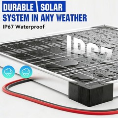 20W 12V MPPT Solar Panel Kit with Trickle Charger Solar Battery Charger System