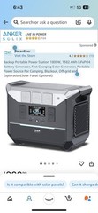 DaranEner NEO1500 PRO Portable Power Station 1800W 1382Wh Solar Generator F2T0