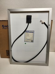 2 ACOPOWER HY020-12M / 20 Watt Solar Panels 1 Sealed 1 Open
